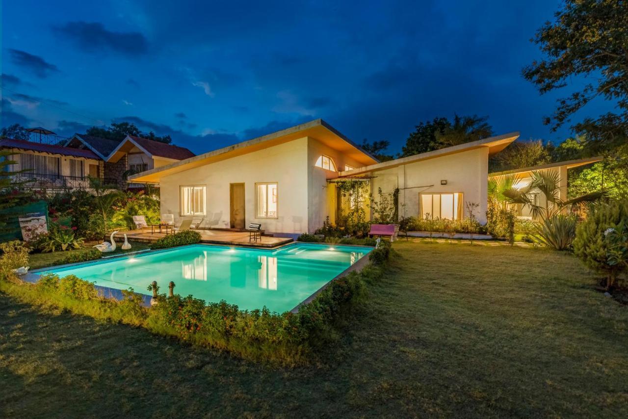 Saffronstays Roselle, Malavli - Pet-Friendly Pool Villa With Modern Interiors Лонавала Экстерьер фото